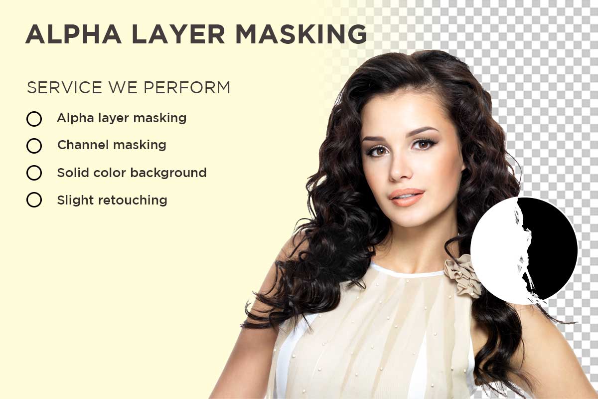 Photoshop Image Alpha Layer Masking Service Provider Company